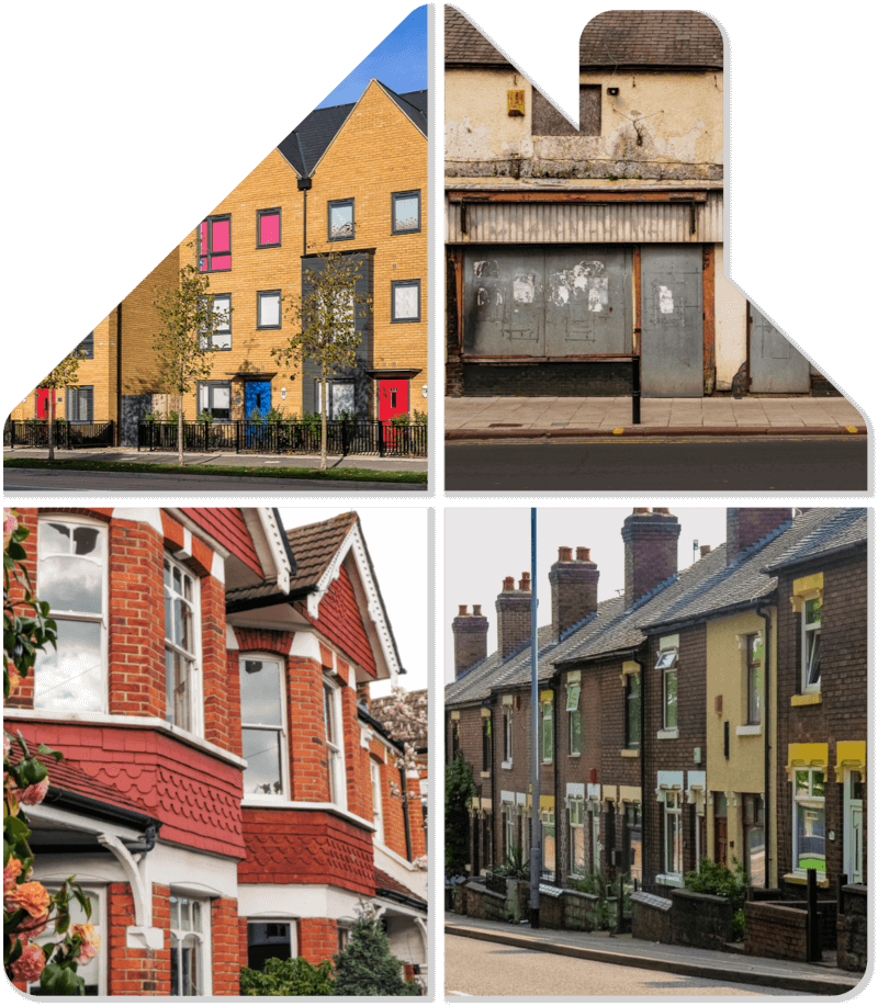 Collage of properties